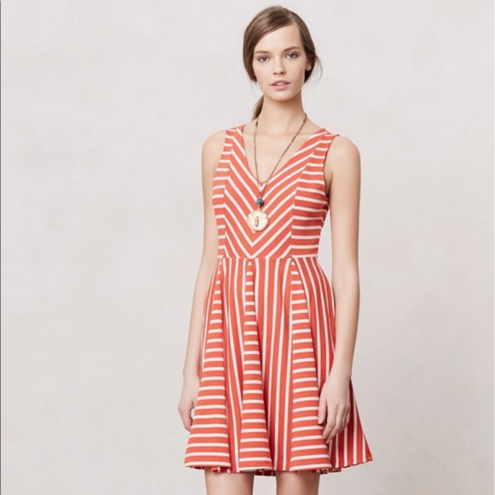 Anthropologie Saturday Sunday Striped Day Dress